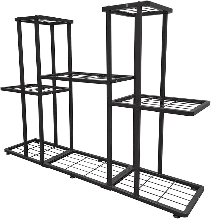 MTB Garden 3 Tier 8 Potted Metal Large Plant Stand by MTBGarden