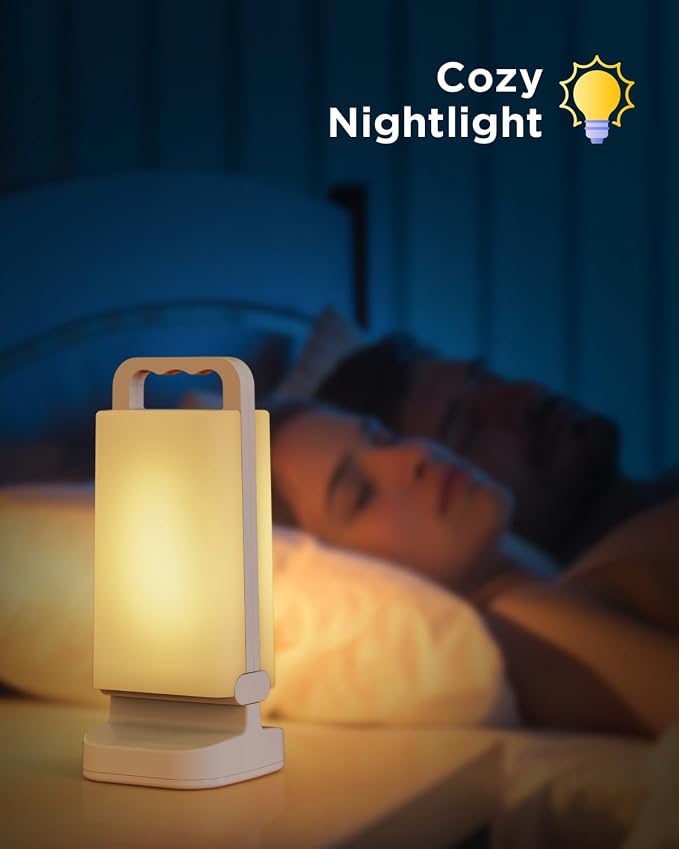 Solar Camping Lantern, Rechargeable Battery Powered Camping Light 6000mAh Up to - Image 8