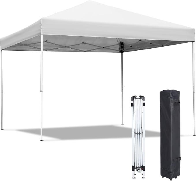 ZENY 10x10 Pop Up Canopy Tent Easy Set-up Outdoor Patio Canopy Adjustable by ZENY