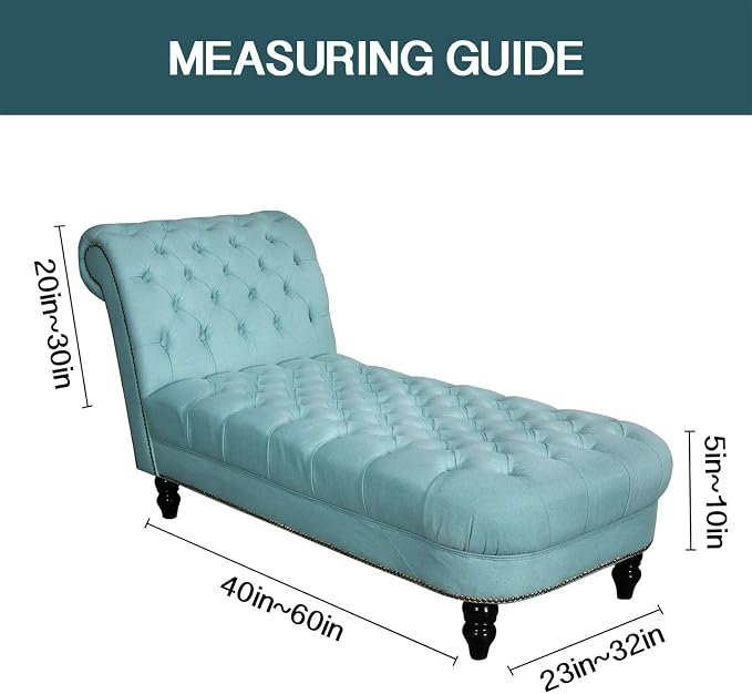 FantasDecor Chaise Lounge Cover Stretch Armless Chair Slipcover - Image 2