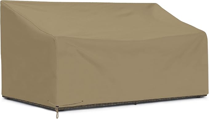 SunPatio Outdoor Loveseat Cover, Patio Heavy Duty Waterproof Deep Sofa Cover by SunPatio