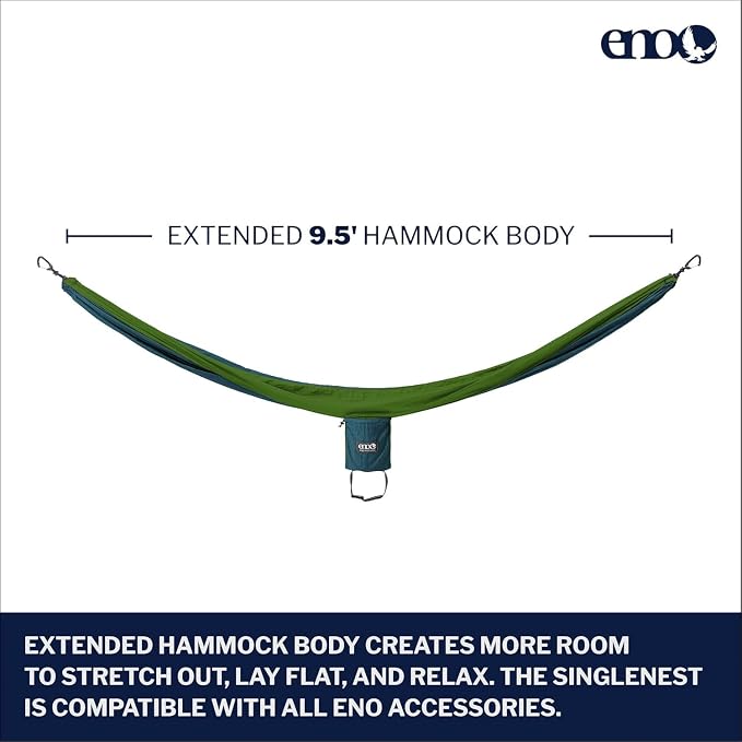 ENO, Eagles Nest Outfitters SingleNest Lightweight Camping Hammock - Image 2