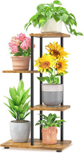 LASZOLA Black 3 Tiered Wood Plant Stand Indoor by LASZOLA