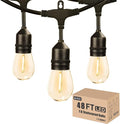 Achin Outdoor String Lights 48FT Dimmable Warm 2200K LED Patio Lights Outdoor by Achin