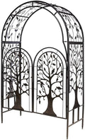 Plow & Hearth Metal Tree of Life Arched Garden Arbor by PlowHearth
