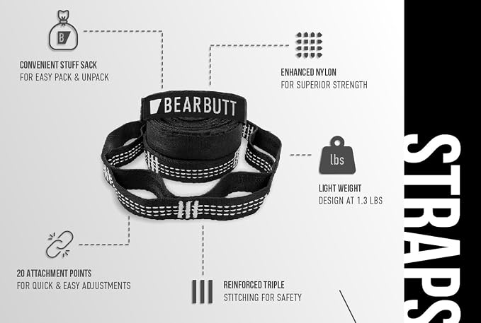 Bear Butt Kodiak Hammock Straps - Image 2