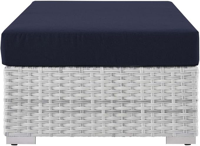 Modway EEI-4308-LGR-NAV Ottoman, Light Gray Navy - Image 5