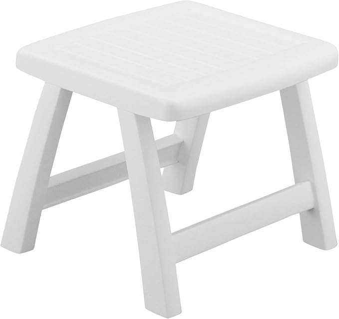 Roma Patio Ottoman in White by KETTLERUSA