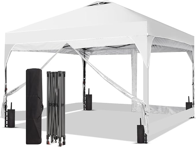 8x8 FT 1-Button Push Pop Up Canopy by Oneofics