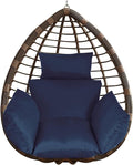Egg Chair Cushion, Hanging Basket Hammock Seat Cushion, Thick Soft Egg Swing by Zorpupoa
