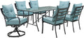 Hanover Lavallette 7-Piece Modern Outdoor Dining Set by Hanover