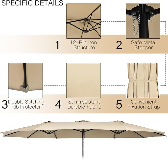 Tangkula 11 Piece Rattan Outdoor Dining Set - Image 5