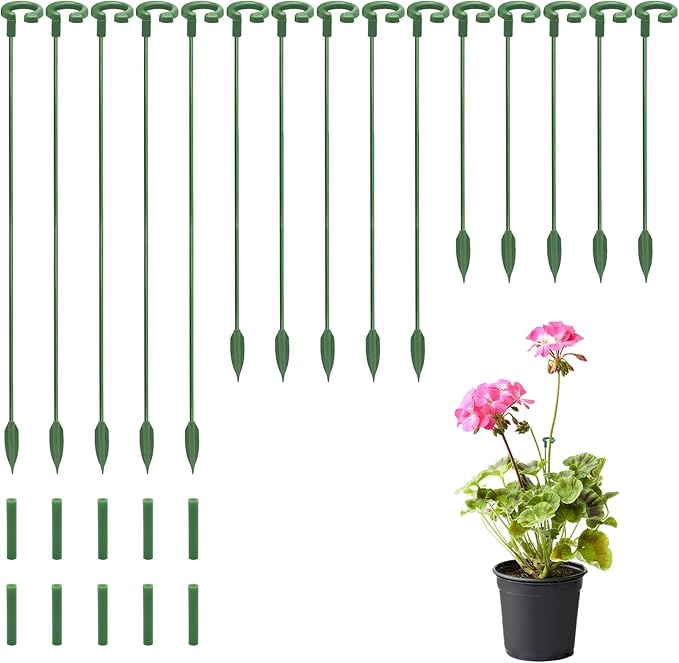 15-Pack Adjustable Plant Support Stakes by Unknown