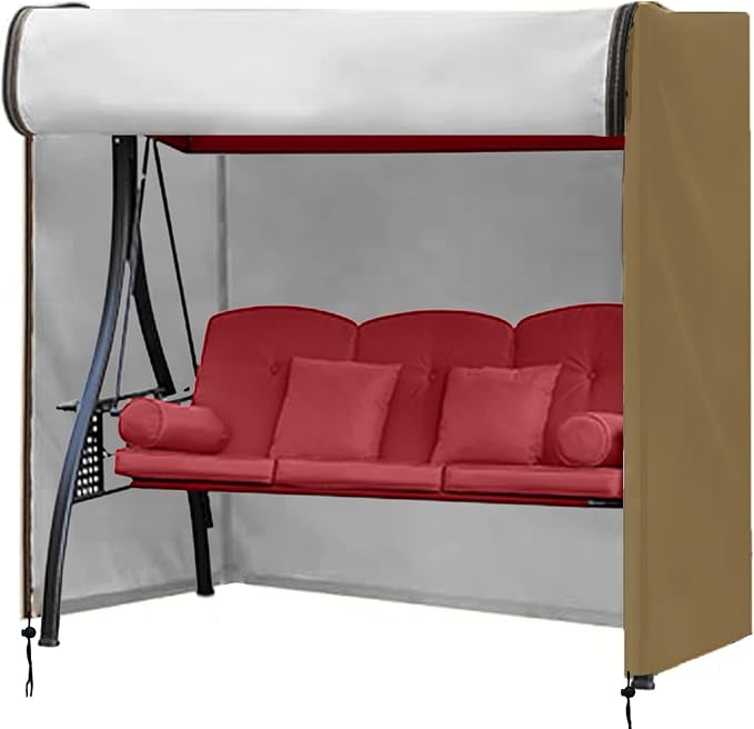 FLYMEI Outdoor Swing Cover 3 Seater Hammock Cover by FLYMEI