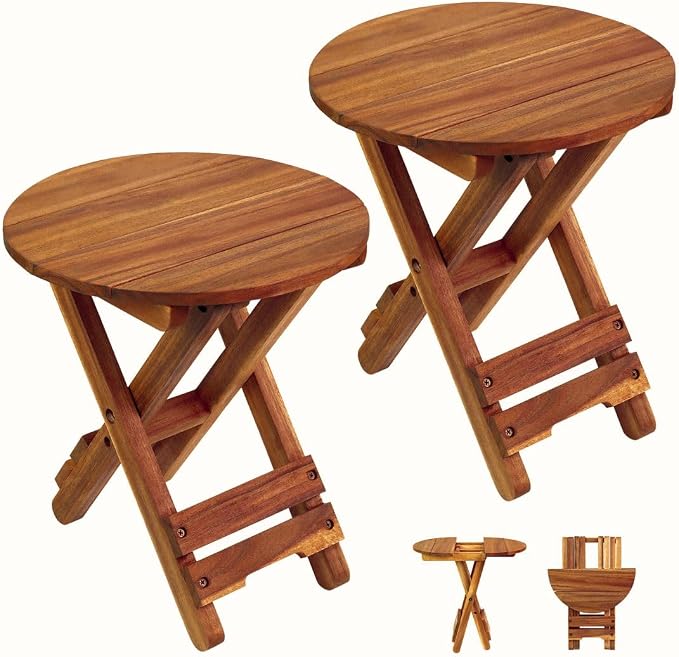 Small Patio Table, Outdoor Folding Side Table, Portable Side Table, Small Side by DAXULYcreateyourgarden