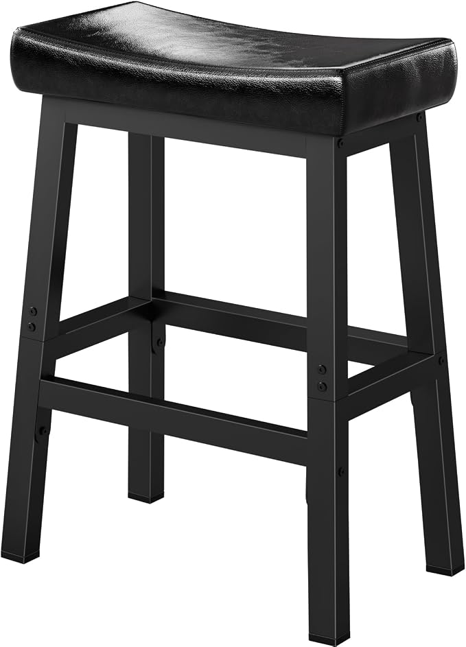 24 Inch Bar Stools for Kitchen Island, Kitchen Chairs Counter Height Stools by Unknown