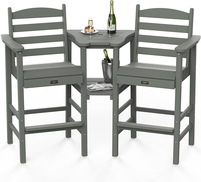 VINGLI Tall Adirondack Chairs Set of 2 by VINGLI