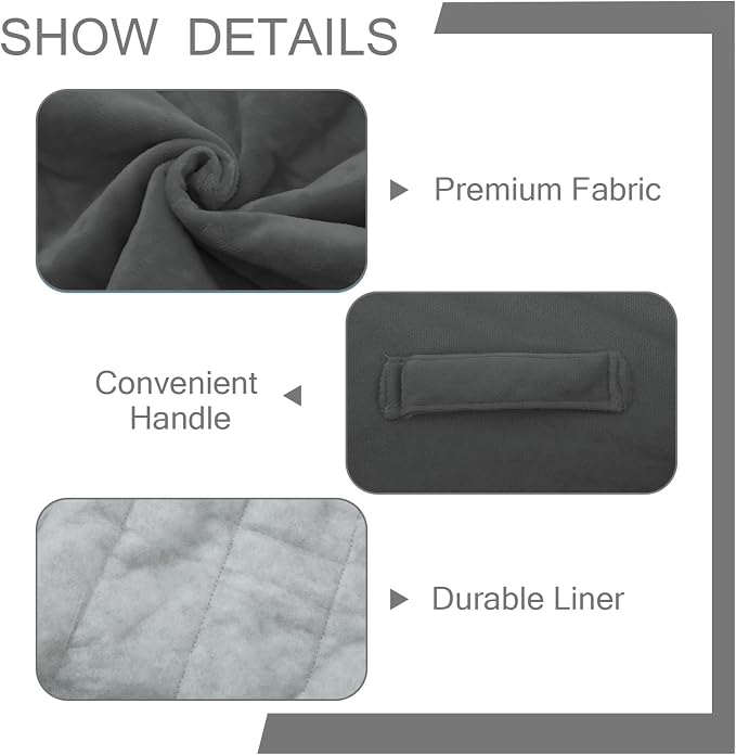 MeMoreCool Square Stuffed Pouf Ottoman Foot Rest, Floor Pouf Foot Stool - Image 6