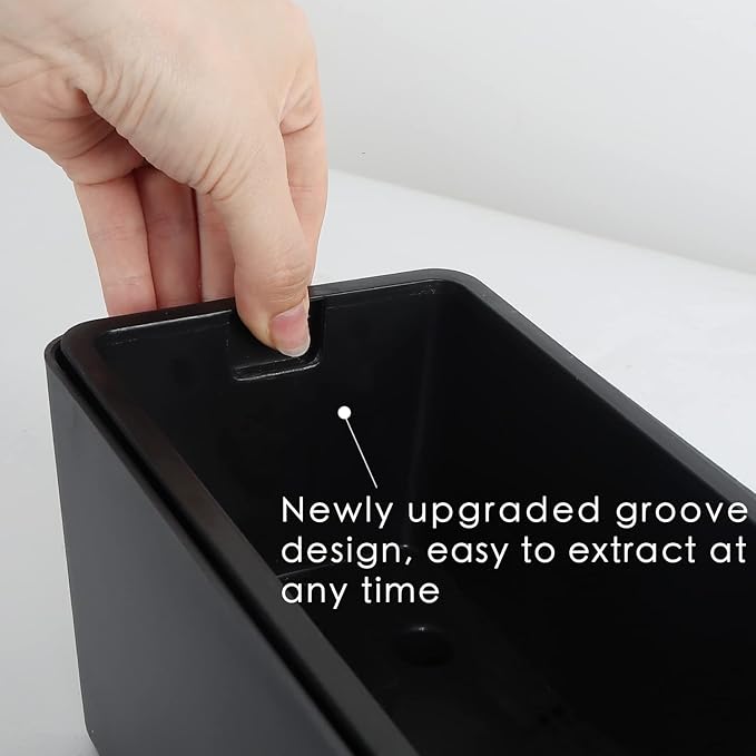 GardenBasix Elongated Self Watering Planter Pots 2-Pack Window Box 5.5 x 16 - Image 2