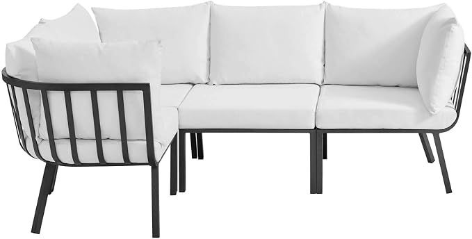 Modway Riverside Outdoor Patio Conversation Set - Image 2