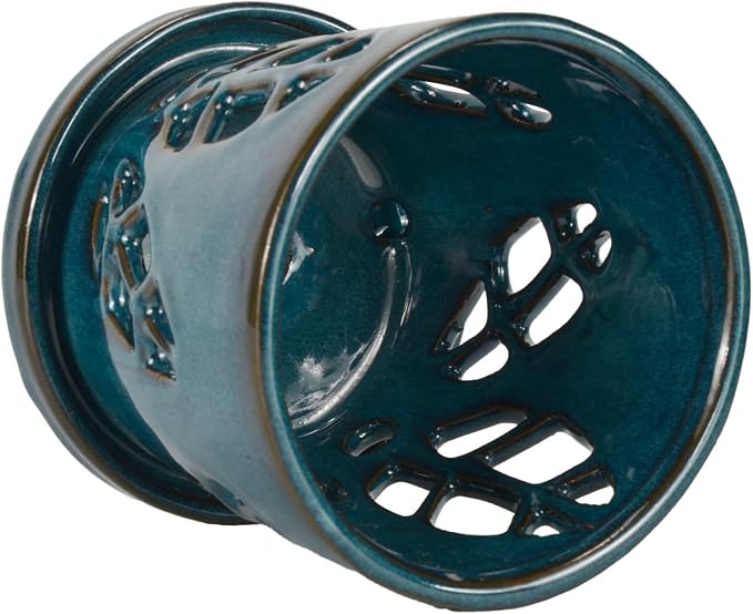 W&W Orchid Pot with Holes and Saucer - Image 4