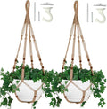 2PK 43 Inches Macrame Planter Hanger Large by Shineloha
