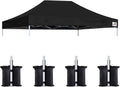 Eurmax USA Pop Up Canopy Top Gazebo Tent Cover Replacement Top Only, Bonus 4PC by Eurmax