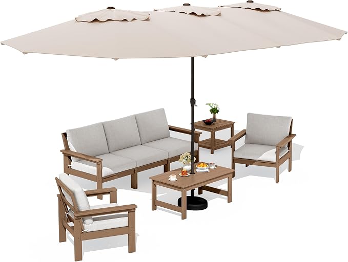 SERWALL HDPE Patio Furniture Set by SERWALL