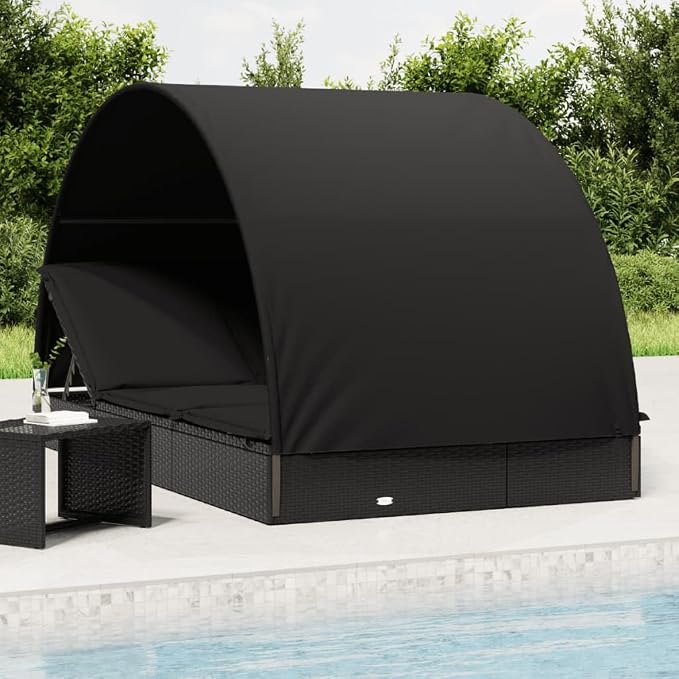 vidaXL 2-Person Patio Sunbed - Image 2