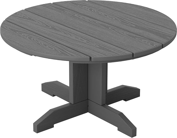 SERWALL 36'' Round Outdoor Coffee Table - Image 8