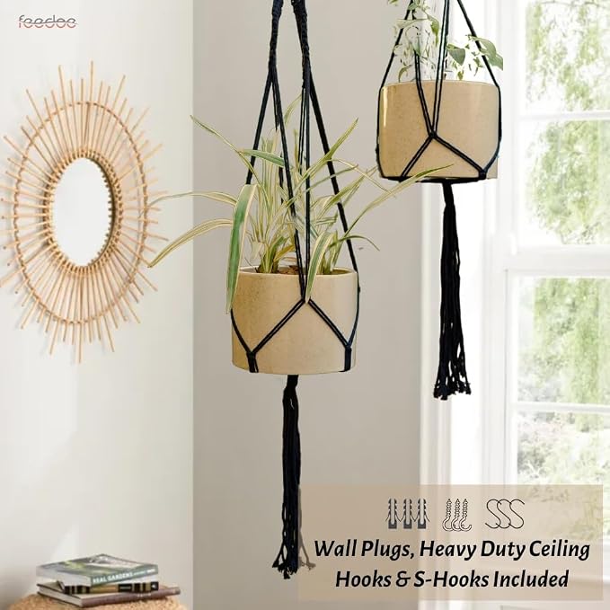 Feedee Macrame Plant Hangers - Image 7