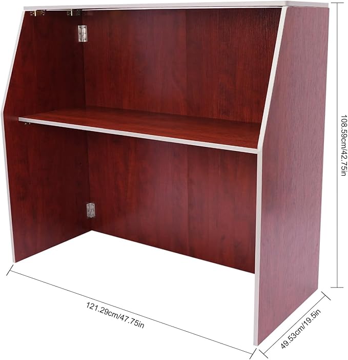 43''*48''*20'' Portable Event Bar, Folding Party Counter Mobile Drink Table - Image 3