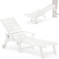 LUE BONA Outdoor Chaise Lounge, HDPS Chaise Lounger, 5 Positions Adjustable by LUEBONA