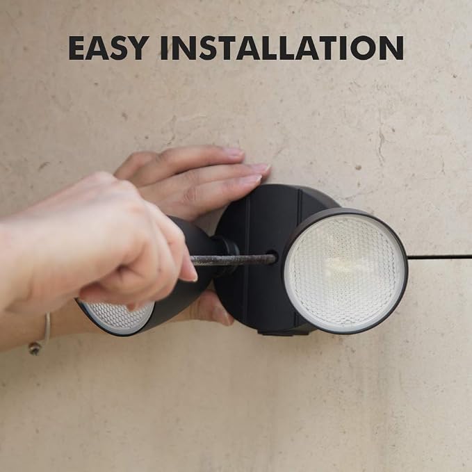 LUTEC 6222B 3500 Lumen 32 Watt 28 LED Dual-Head Floodlight Outdoor, Full Metal - Image 8