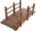 HAPPYGRILL Wooden Bridge, Small Wood Garden Bridge by HAPPYGRILL