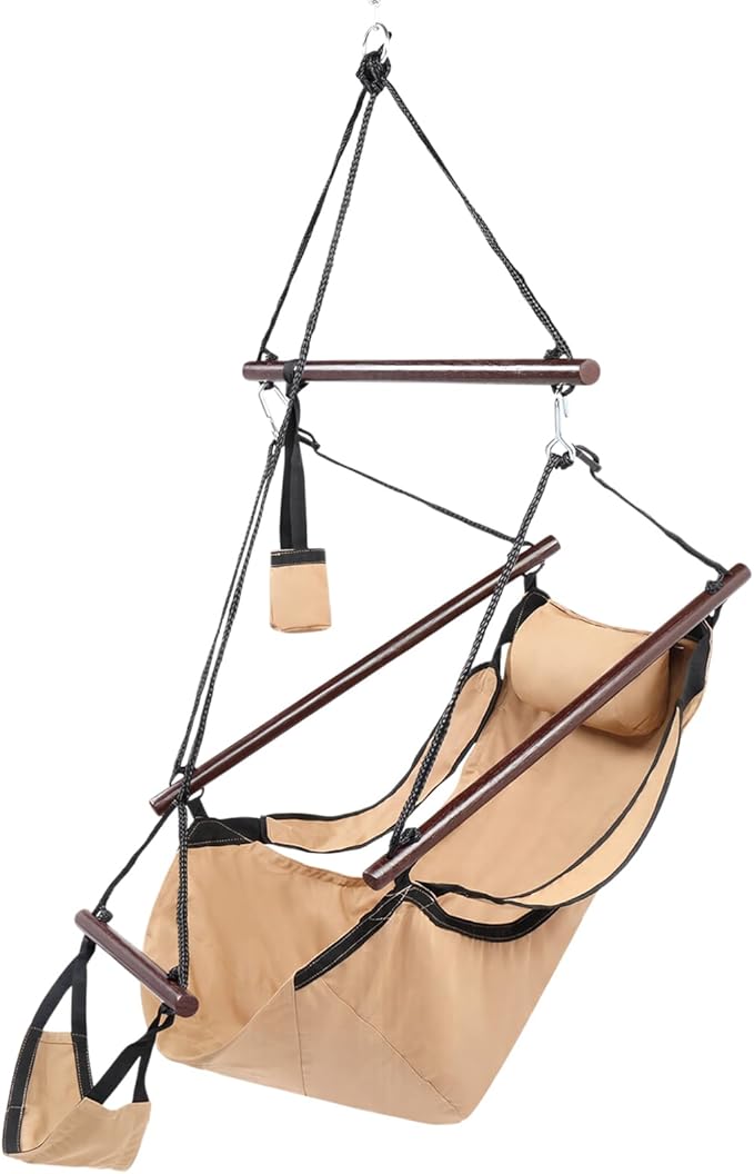 ONCLOUD Upgraded Unique Hammock Hanging Sky Chair, Air Deluxe Swing Seat - Image 9