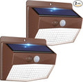Peasur 2 Packs Solar Outdoor Lights Motion Sensor Solar Security Lights by Peasur