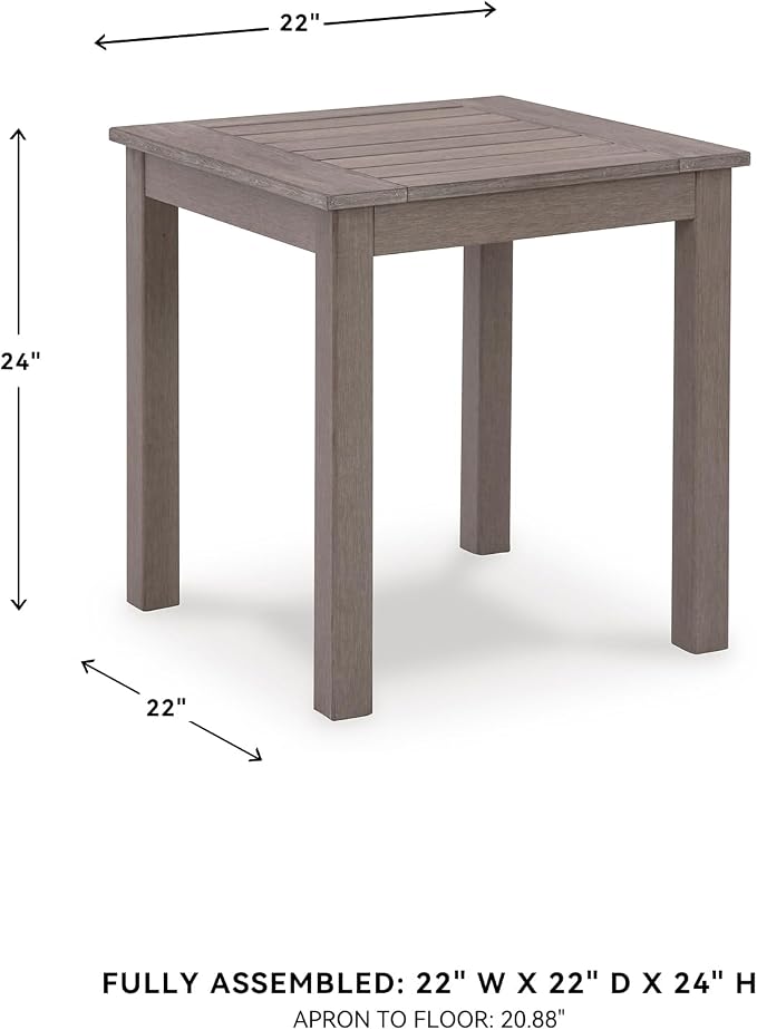 Signature Design by Ashley Hillside Barn Casual Outdoor Weatherwood Resin - Image 3