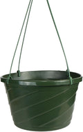 The HC Companies Euro Hanging Basket Planter Decorative 10-Inch Large Plastic by TheHCCompanies