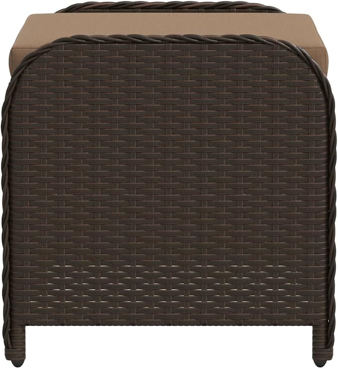vidaXL Patio Stool with Cushion - Image 7