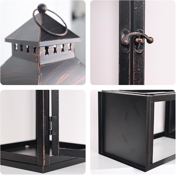 NEEDOMO LED Lanterns Decorative Outdoor&Indoor, Lantern Decor - Image 4