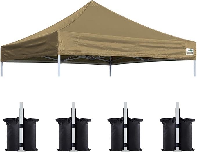 Eurmax USA New 10x10 Pop Up Canopy Replacement Canopy Tent Top Cover, Instant by Eurmax