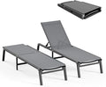 Ciokea Patio Chaise Lounge Chair, Foldable Lounge Chair by CIOKEA