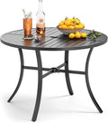 PHI VILLA Outdoor Round Dining Table by PHIVILLAThepioneerofcomfortablehouseholdsupplies