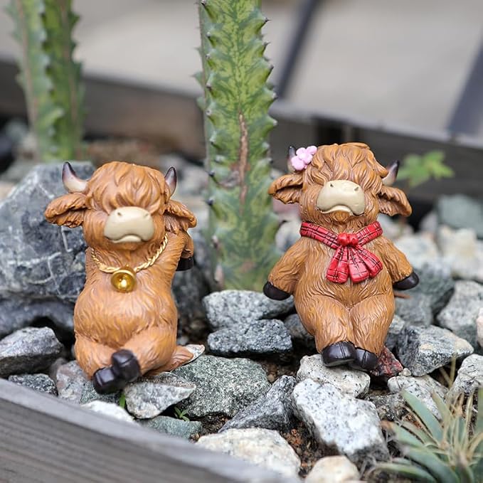 2-piece set Highland Cow Pot Huggers - Image 6