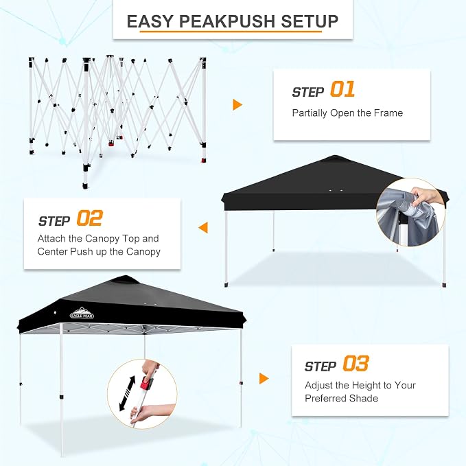 EAGLE PEAK Pop Up Canopy Tent - Image 2