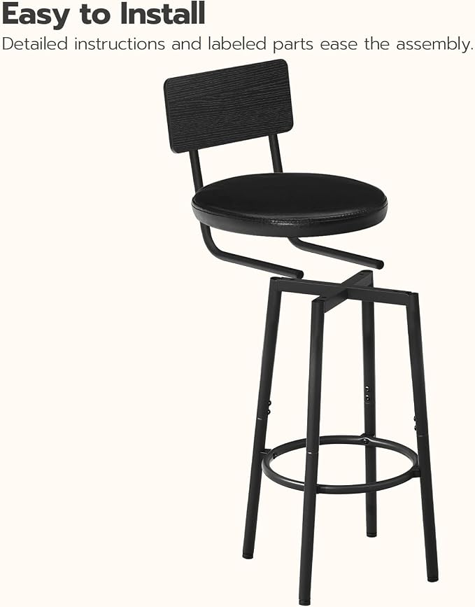 HOOBRO Bar Stools, Bar Chairs - Image 9