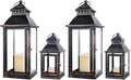 NEEDOMO Bronze Metal Lanterns Decorative Outdoor & Indoor, Candle Holder by NEEDOMO-LightUpYourSpace