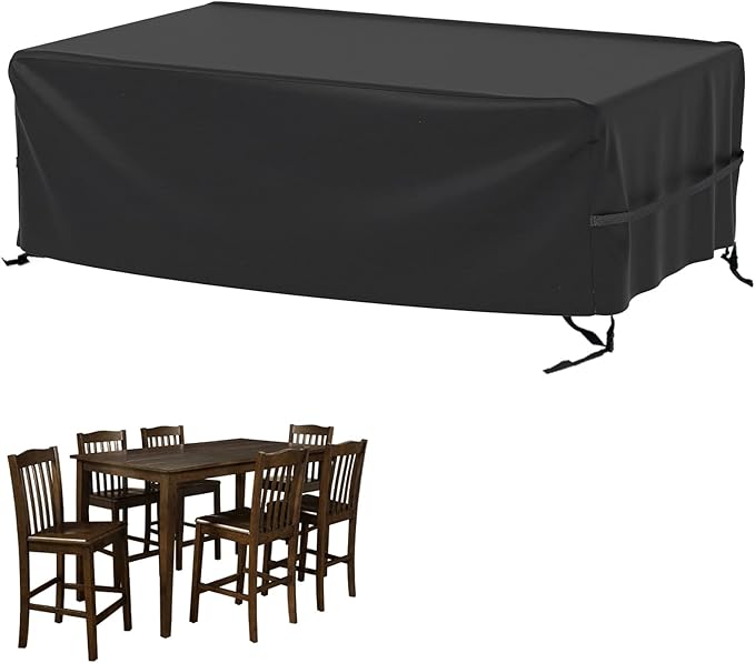 Velway Patio Table Cover Rectangle Waterproof Patio Furniture Cover by Velway