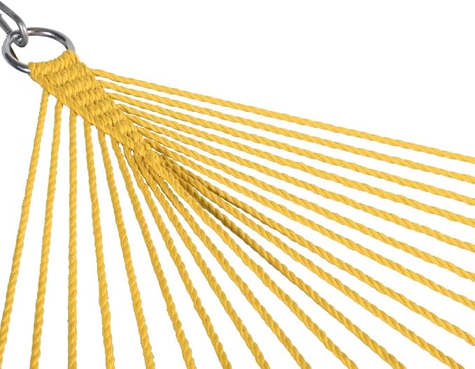 Lazy Daze Hammocks 10.5 FT Double 2 Person Caribbean Rope Hammock, Hand Woven - Image 3